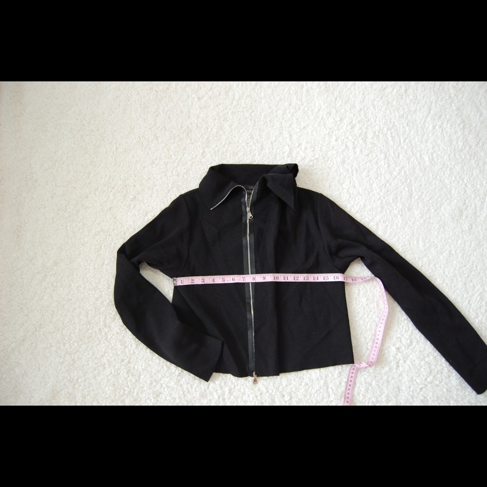 Crea Concept Black Wool Blazer Jacket 40 medium - Picture 3 of 6